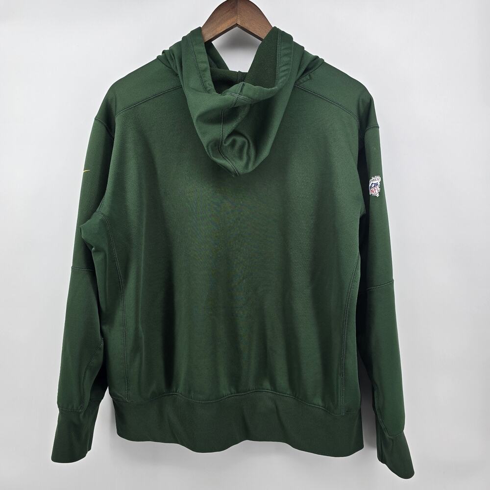 Nike NFL Green Bay Packers On Field Dri Fit Hoodie Mens‎ L Green - Picture 5 of 6
